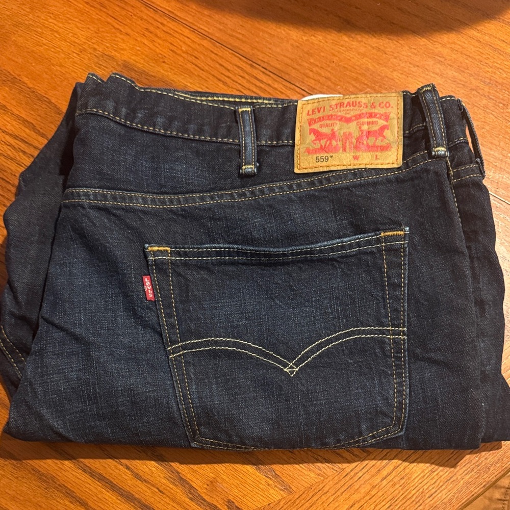 Levi's Men's Indigo Relaxed Jeans
